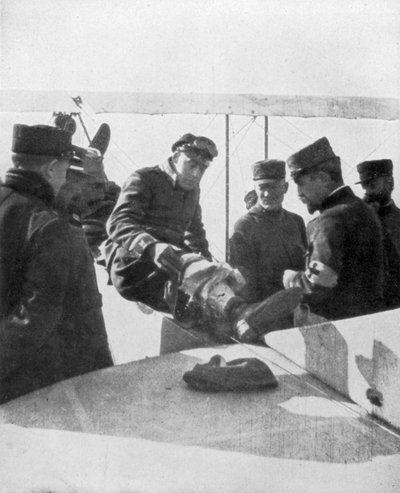 Tyske flygere skutt ned av den franske essen Jean Navarre, 1916 av Unbekannt