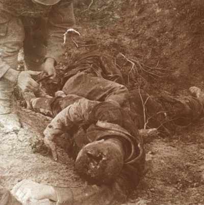 Tysk kropp, Champagne, Nord-Frankrike, 1915 av Unbekannt