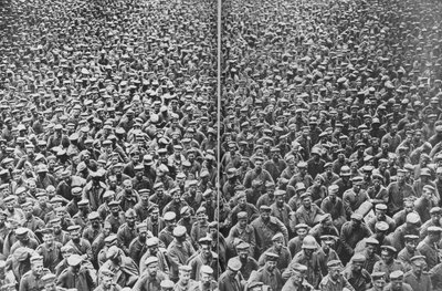 Tyske fanger tatt til fange av den 3. og 4. britiske hæren, Somme, Frankrike, 21.–22. august, 1918 av Unbekannt