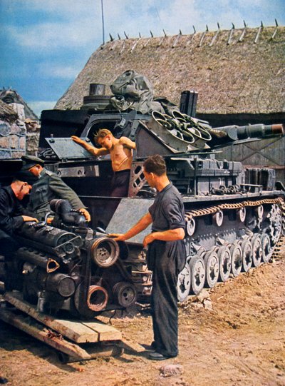 Tyske soldater i det okkuperte Frankrike, 1943 av Unbekannt