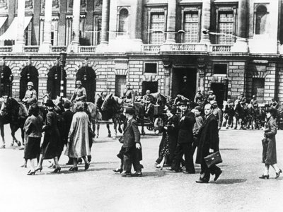 Tyske tropper i okkuperte Paris, juni 1940 av Unbekannt