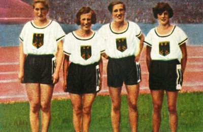 Tysk stafettlag for kvinner på 4x100 meter, 1928. av Unbekannt