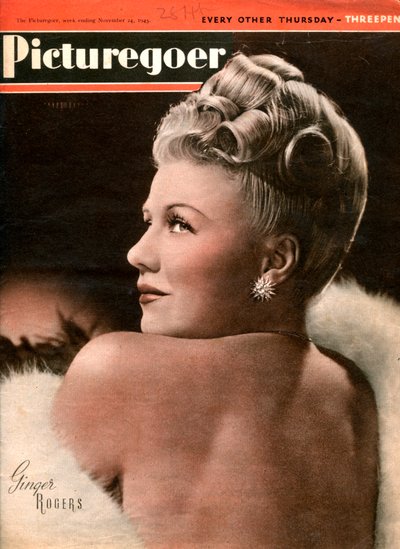 Ginger Rogers 1911-1995, amerikansk skuespillerinne, 1945 av Unbekannt