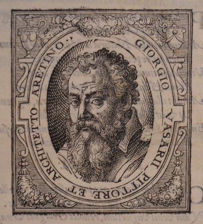 Giorgio Vasari. Fra: Giorgio Vasari, Livet til de mest utmerkede italienske malere, skulptører og arkitekter, 1568 av Unbekannt