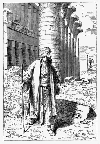 Giovanni Battista Belzoni, italiensk oppdagelsesreisende og antikvitetssøker, c1860 av Unbekannt