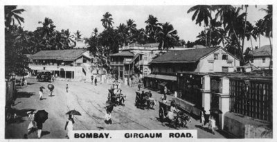 Girgaum Road, Bombay, India, c1925 av Unbekannt