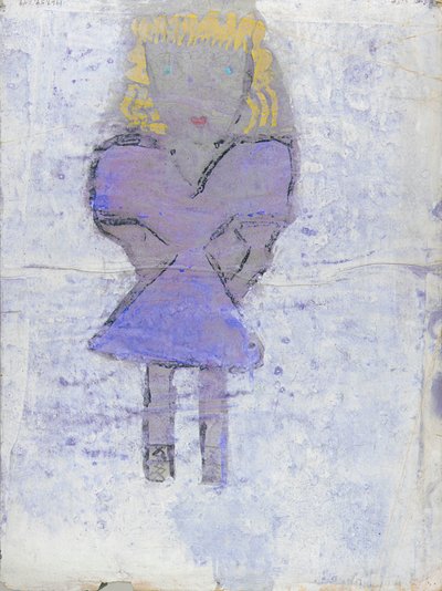 Jente med blondt hår, ca. 1939-1940. av Unbekannt