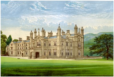 Glanusk Park, Brecknockshire, Wales, hjemmet til Baronet Bailey, c1880 av Unbekannt