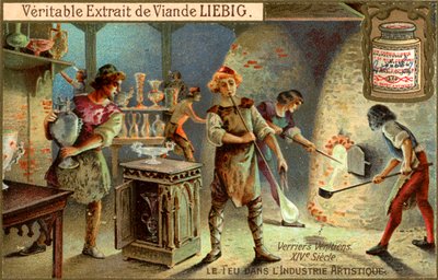 Glassmakere på 1300-tallet, ca 1900 av Unbekannt