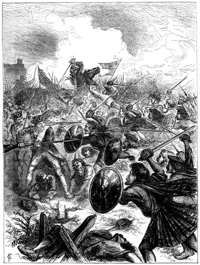 Glengarrys charge, 1700-tallet 1800-tallet av Unbekannt