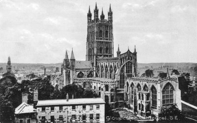 Gloucester Cathedral, Gloucester, Gloucestershire, tidlig på 1900-tallet av Unbekannt