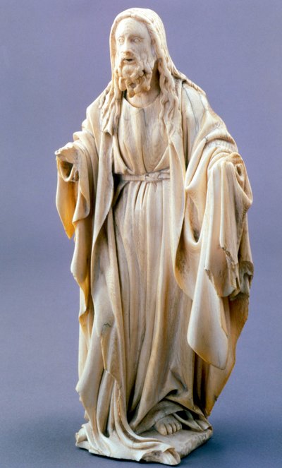 Gud Faderen, anonymt flamsk elfenben, 1400-1425 av Unbekannt