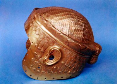 Gullhjelm fra Mesopotamia, 2500 f.Kr av Unbekannt