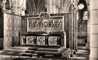 Golden Altar, Buckfast, Abbey, 20. århundre av Unbekannt
