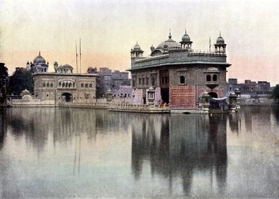 Golden Temple, Amritsar, Punjab, India, c1890 av Unbekannt
