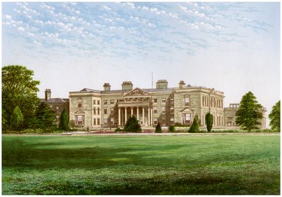 Gopsal Hall, Leicestershire, hjemmet til Lord Howe, c1880 av Unbekannt
