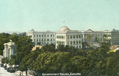 Government House, Calcutta, 1900-tallet. av Unbekannt