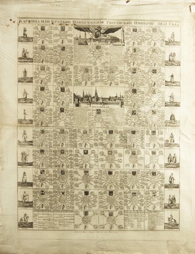 Governorates av det russiske imperiet i 1831, 1829 av Unbekannt