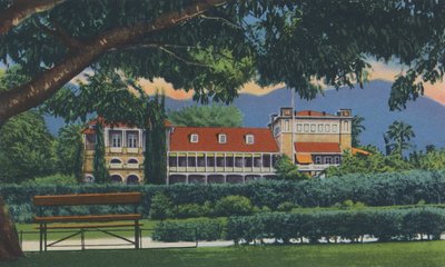 Governors Residence, Trinidad, BWI, c1940-tallet. av Unbekannt