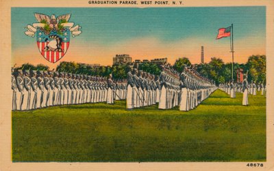 Graduation Parade, West Point, New York, ca 1940-tallet av Unbekannt