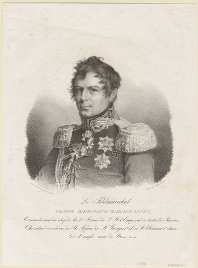 Grev Ivan Ivanovich Dibich-Zabalkansky, 1829 av Unbekannt