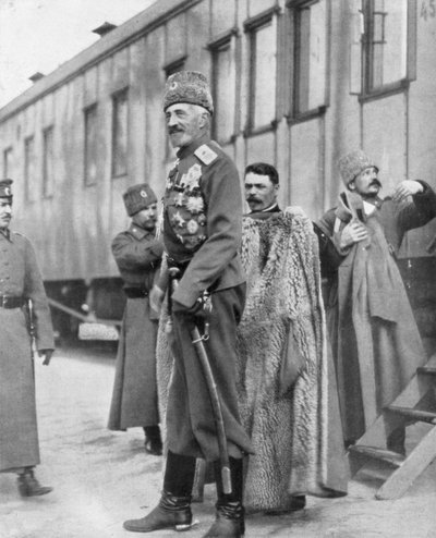Storhertug Nikolai Nikolaevich, russisk general fra første verdenskrig, 16.–17. mars 1917 av Unbekannt