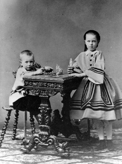 Storhertug Sergei Alexandrovich og storhertuginne Maria Alexandrovna av Russland, 1860 av Unbekannt