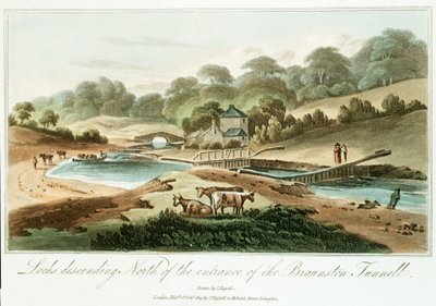 Grand Junction Canal, Northamptonshire, 1819 av Unbekannt