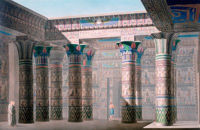 Grand Temple, Isle of Philae, Nubia, Egypt, 1800-tallet av Unbekannt