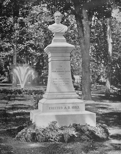 Grav til J. Howard Payne, Georgetown, D.C., c1897. av Unbekannt