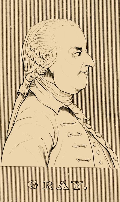 Gray, 1716-1771, 1830. av Unbekannt