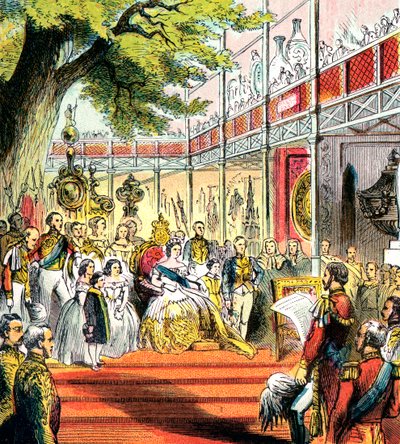 Stor utstilling fra 1851, c1850-årene av Unbekannt