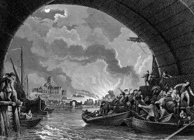 Great Fire of London, 1666 1800-tallet av Unbekannt