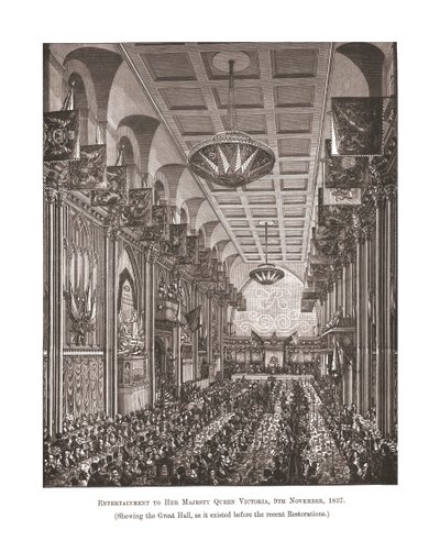 Great Hall Guildhall, 1837, 1886 av Unbekannt