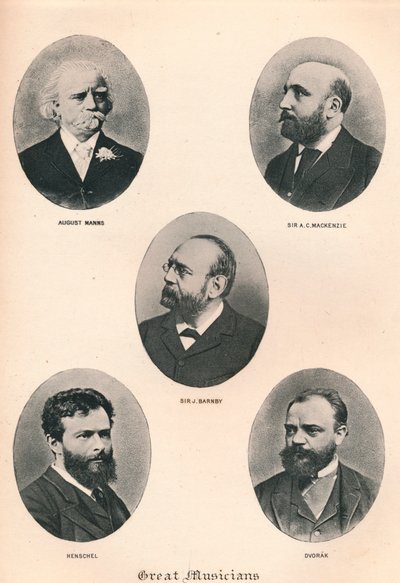 Store musikere - Plate VIII., 1895 av Unbekannt