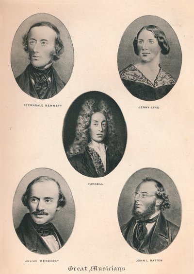 Store musikere - Plate V., 1895 av Unbekannt
