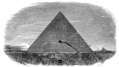 Den store Keopspyramiden i Giza blir brukt som et astronomisk observatorium av Unbekannt