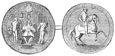Great Seal of George II, midten av 1700-tallet, 1800-tallet av Unbekannt