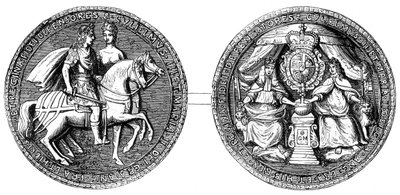Great Seal of William and Mary, 1800-tallet av Unbekannt