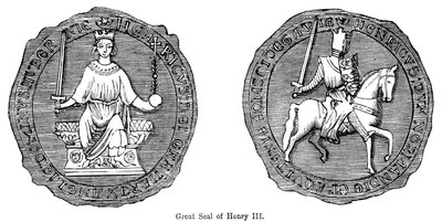 Stort segl av Henry III av Unbekannt