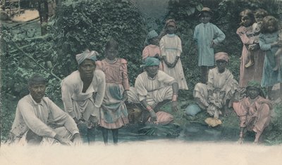Hilsen fra Jamaica. Coolies vask, 1905. av Unbekannt