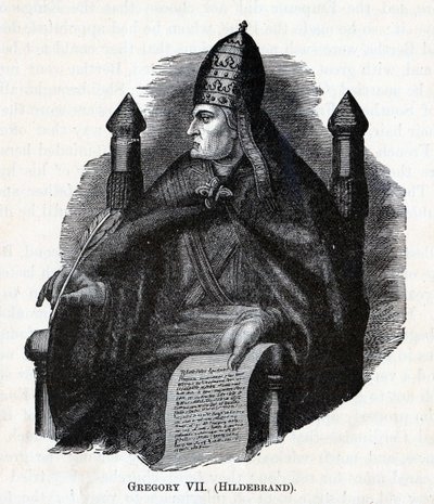 Gregor VII Hildebrand, 1882 av Unbekannt