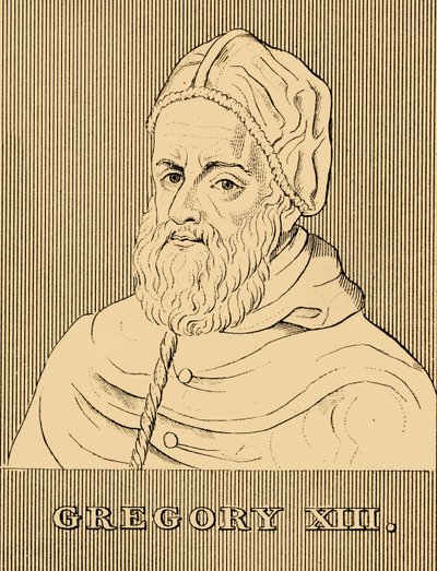 Gregor XIII, 1502-1585, 1830. av Unbekannt