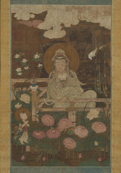 Guanyin som Nine-Lotus Bodhisattva, 1593. av Unbekannt
