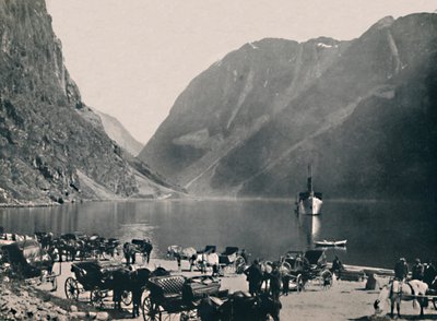 Gudvangen, Naeroyfjord, 1914. av Unbekannt