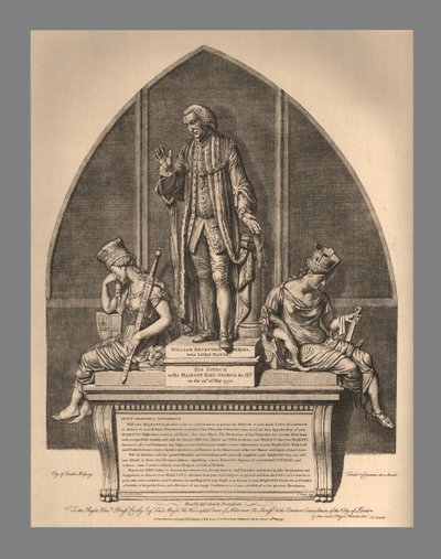 Guild Hall-monumentet til William Beckford, 1886 av Unbekannt