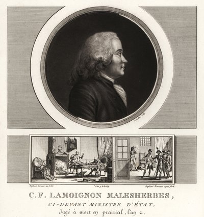 Guillaume-Chretien de Lamoignon de Malesherbes , fransk statsmann, statsminister av Unbekannt