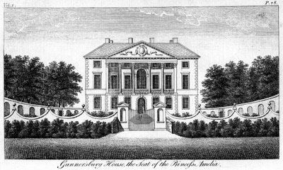 Gunnersbury House, setet til prinsesse Amelia av Unbekannt