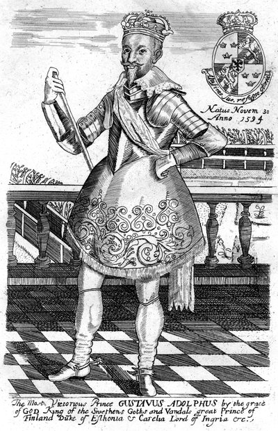 Gustavus Adolphus, konge av Sverige av Unbekannt