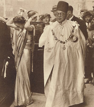 H.H. Prinsen Aga Khan og Begum Aga Khan, 12. mai 1937 av Unbekannt